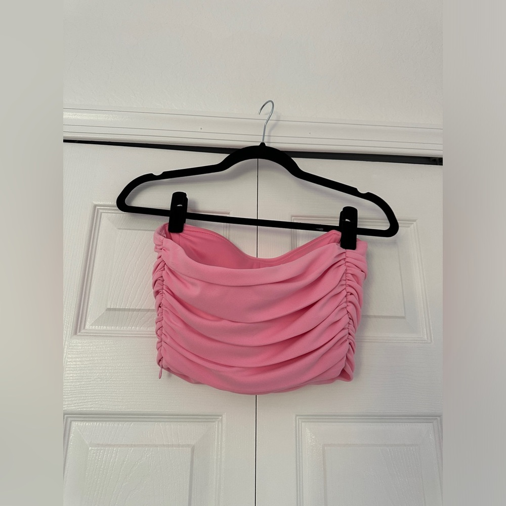 Zara pink crop top corset style - XS - Picture 2 of 2
